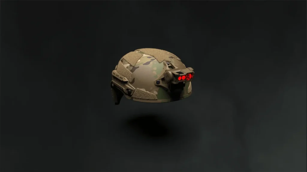 Princeton Tec Ghost X MPLS mounted to NVG Shroud
